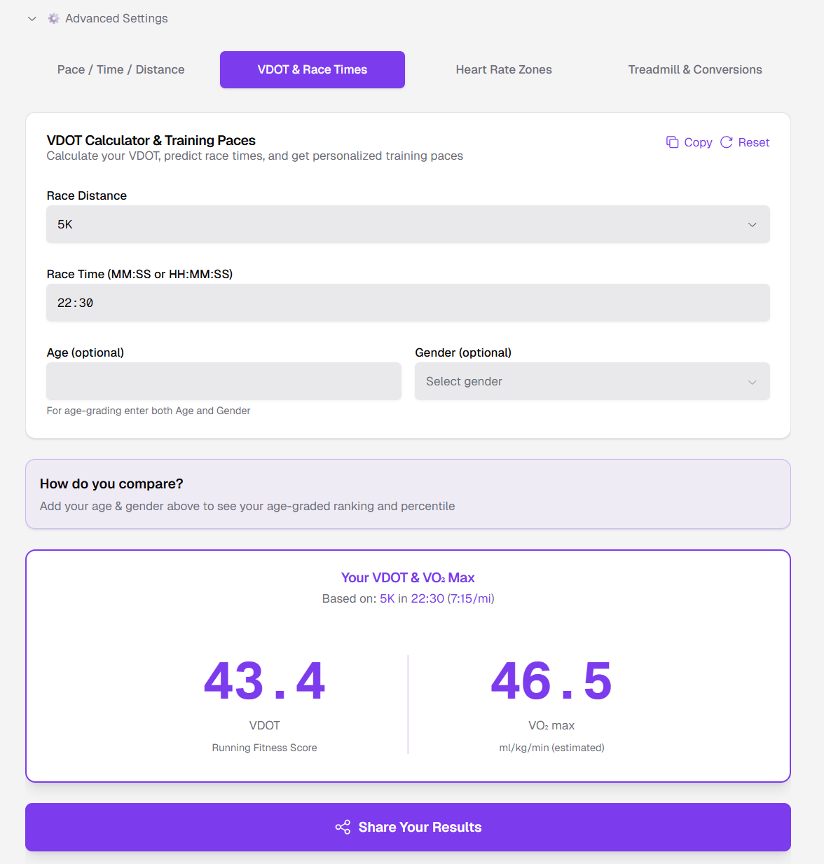Know Your Running Fitness